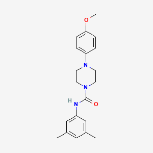 molecular formula C20H25N3O2 B4422787 N-(3,5-dimethylphenyl)-4-(4-methoxyphenyl)-1-piperazinecarboxamide 