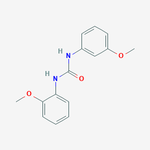 molecular formula C15H16N2O3 B4423092 N-(2-methoxyphenyl)-N'-(3-methoxyphenyl)urea 