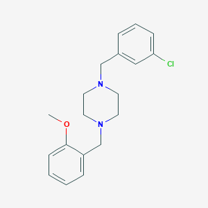 1-(3-Chlorobenzyl)-4-(2-methoxybenzyl)piperazine