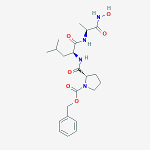 molecular formula C22H32N4O6 B044236 Z-Pro-leu-ala-nhoh CAS No. 123984-00-9