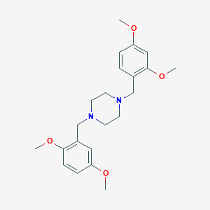 1-(2,4-Dimethoxybenzyl)-4-(2,5-dimethoxybenzyl)piperazine