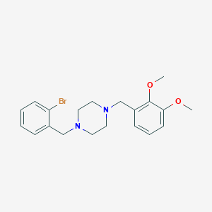 1-(2-Bromobenzyl)-4-(2,3-dimethoxybenzyl)piperazine