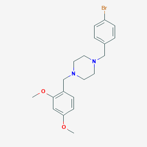 1-(4-Bromobenzyl)-4-(2,4-dimethoxybenzyl)piperazine