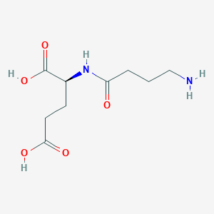 molecular formula C9H16N2O5 B044237 N-(gamma-Aminobutyryl)glutamic acid CAS No. 122910-12-7