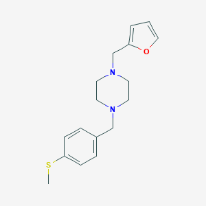 1-(Furan-2-ylmethyl)-4-[4-(methylsulfanyl)benzyl]piperazine