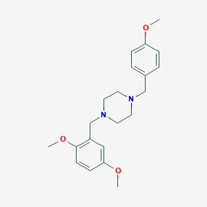 1-(2,5-Dimethoxybenzyl)-4-(4-methoxybenzyl)piperazine