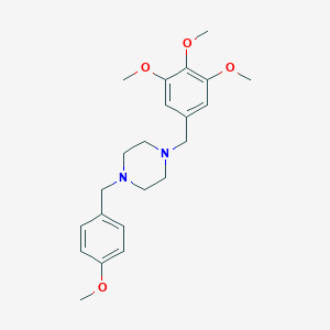 1-(4-Methoxybenzyl)-4-(3,4,5-trimethoxybenzyl)piperazine