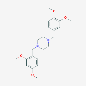 1-(2,4-Dimethoxybenzyl)-4-(3,4-dimethoxybenzyl)piperazine