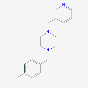 1-(4-Methylbenzyl)-4-(3-pyridinylmethyl)piperazine