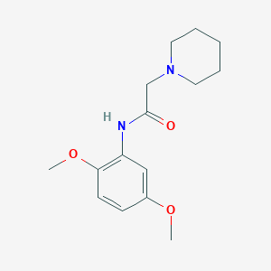 molecular formula C15H22N2O3 B4423925 N-(2,5-dimethoxyphenyl)-2-(1-piperidinyl)acetamide 