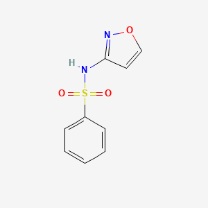 molecular formula C9H8N2O3S B4423931 N-(1,2-oxazol-3-yl)benzenesulfonamide CAS No. 900415-31-8