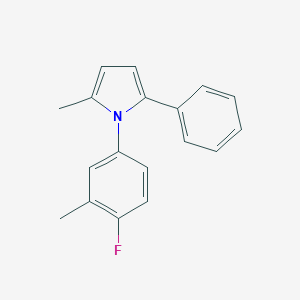 1-(4-fluoro-3-methylphenyl)-2-methyl-5-phenyl-1H-pyrrole