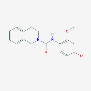 molecular formula C18H20N2O3 B4424047 N-(2,4-dimethoxyphenyl)-3,4-dihydro-2(1H)-isoquinolinecarboxamide 