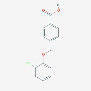 molecular formula C14H11ClO3 B442407 4-[(2-Chlorophenoxy)methyl]benzoic acid CAS No. 149288-38-0
