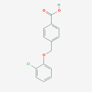 4-[(2-Chlorophenoxy)methyl]benzoic acid
