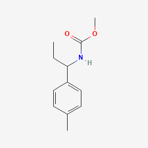 molecular formula C12H17NO2 B4424077 methyl [1-(4-methylphenyl)propyl]carbamate 