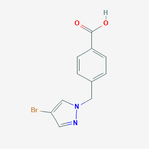 4-[(4-Bromo-1H-pyrazol-1-yl)methyl]benzoic acid