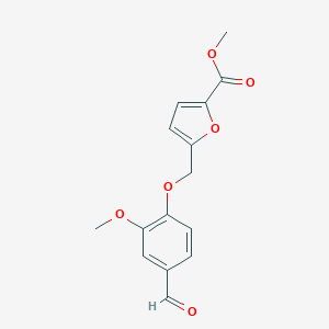 Methyl 5-[(4-formyl-2-methoxyphenoxy)methyl]-2-furoate
