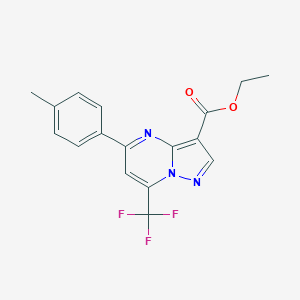Ethyl 5-(P-tolyl)-7-(trifluoromethyl)pyrazolo[1,5-A]pyrimidine-3-carboxylate