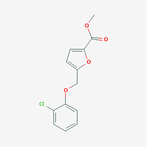 molecular formula C13H11ClO4 B442419 Methyl 5-[(2-chlorophenoxy)methyl]-2-furoate CAS No. 364621-96-5