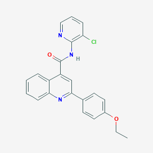 N-(3-chloropyridin-2-yl)-2-(4-ethoxyphenyl)quinoline-4-carboxamide