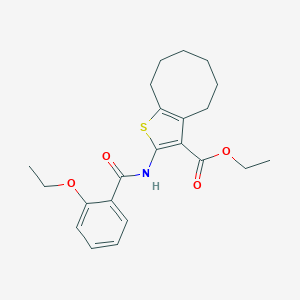 Ethyl 2-[(2-ethoxybenzoyl)amino]-4,5,6,7,8,9-hexahydrocycloocta[b]thiophene-3-carboxylate