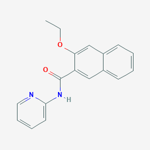 molecular formula C18H16N2O2 B4424345 3-ETHOXY-N-(2-PYRIDYL)-2-NAPHTHAMIDE 