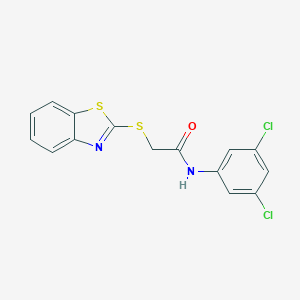 2-(1,3-benzothiazol-2-ylsulfanyl)-N-(3,5-dichlorophenyl)acetamide