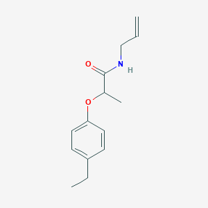 molecular formula C14H19NO2 B4424587 N-allyl-2-(4-ethylphenoxy)propanamide 