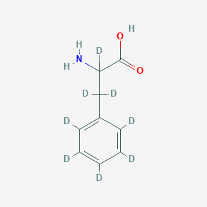 molecular formula C9H11NO2 B044246 BOC-L-phenylalanine-d8 