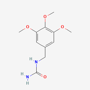 molecular formula C11H16N2O4 B4424836 N-(3,4,5-trimethoxybenzyl)urea 