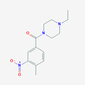 1-Ethyl-4-{3-nitro-4-methylbenzoyl}piperazine