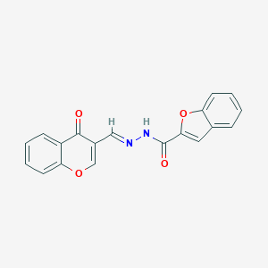 N'-[(4-oxo-4H-chromen-3-yl)methylene]-1-benzofuran-2-carbohydrazide
