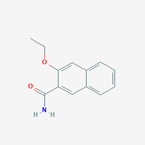 molecular formula C13H13NO2 B4425050 3-ethoxy-2-naphthamide 