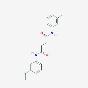 molecular formula C20H24N2O2 B442511 N,N'-bis(3-ethylphenyl)butanediamide 