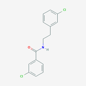 molecular formula C15H13Cl2NO B442517 3-chloro-N-[2-(3-chlorophenyl)ethyl]benzamide 