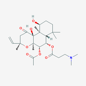 molecular formula C27H43NO8 B044253 Colforsin daropate CAS No. 113462-26-3