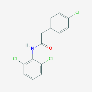 molecular formula C14H10Cl3NO B442535 2-(4-chlorophenyl)-N-(2,6-dichlorophenyl)acetamide 