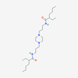 N,N'-(piperazine-1,4-diyldipropane-3,1-diyl)bis(2-ethylhexanamide)