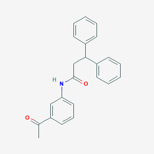 N-(3-acetylphenyl)-3,3-diphenylpropanamide