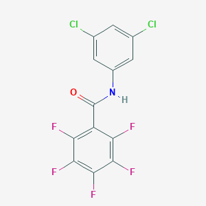 molecular formula C13H4Cl2F5NO B442544 N-(3,5-dichlorophenyl)-2,3,4,5,6-pentafluorobenzamide 