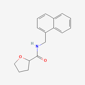 molecular formula C16H17NO2 B4425534 N-[(NAPHTHALEN-1-YL)METHYL]OXOLANE-2-CARBOXAMIDE 
