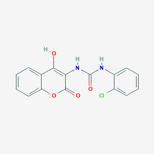 molecular formula C16H11ClN2O4 B4425587 N-(2-chlorophenyl)-N'-(4-hydroxy-2-oxo-2H-chromen-3-yl)urea 