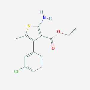 Ethyl 2-amino-4-(3-chlorophenyl)-5-methylthiophene-3-carboxylate