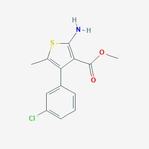 Methyl 2-amino-4-(3-chlorophenyl)-5-methylthiophene-3-carboxylate