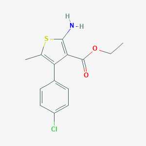 Ethyl 2-amino-4-(4-chlorophenyl)-5-methylthiophene-3-carboxylate
