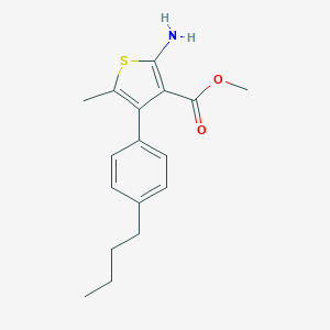 Methyl 2-amino-4-(4-butylphenyl)-5-methylthiophene-3-carboxylate