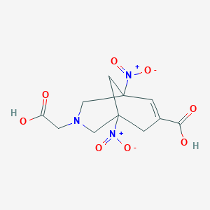 3-(Carboxymethyl)-1,5-dinitro-3-azabicyclo[3.3.1]non-6-ene-7-carboxylic acid