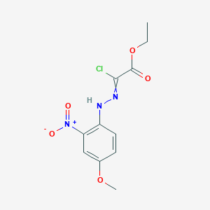 Ethyl 2-chloro-2-[(4-methoxy-2-nitrophenyl)hydrazinylidene]acetate