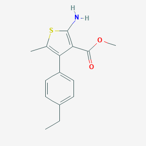 Methyl 2-amino-4-(4-ethylphenyl)-5-methylthiophene-3-carboxylate